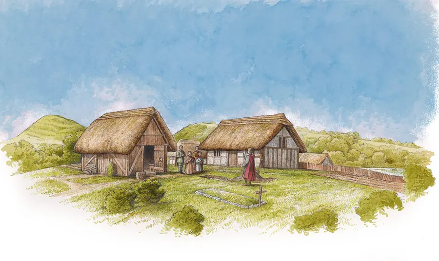 Earliest monastery in British Isles discovered in Somerset What the site may have looked like during the late Saxon period