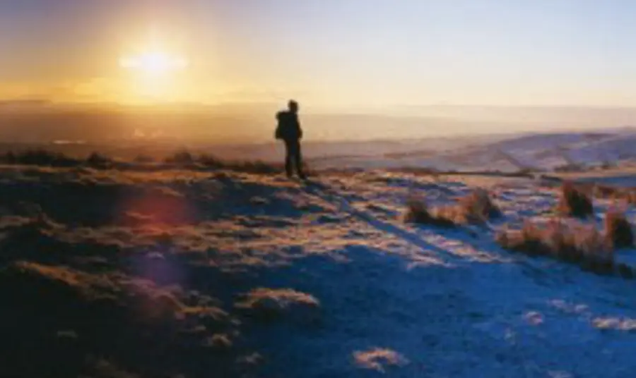 Pendle Hill at sunset