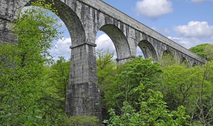 The spectacular Treffry Viaduct