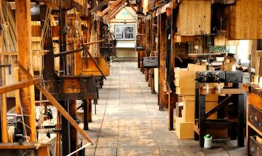 Paradise Mill in Macclesfield which forms part of the 'Weaving Stories, Weaving Sound' project.