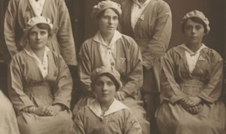 A picture of Northumberland female munitions workers