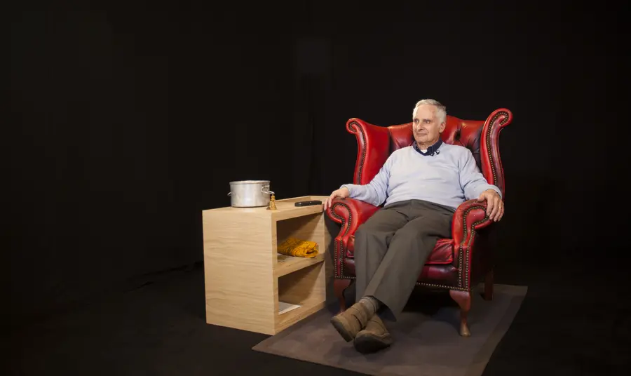 Telling their story to the world: National Holocaust Centre and Museum launches interactive Holocaust survivor testimony Steven Frank records his story in the studio