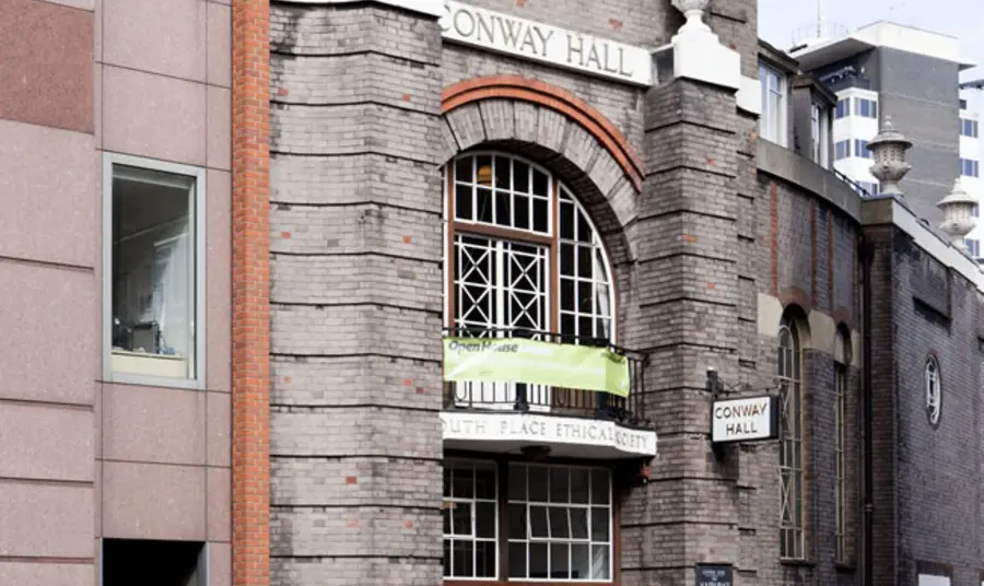 Victorian blogging: the pamphleteers who dared to dream of a better world The outside of Conway Hall, home of the Ethical Society