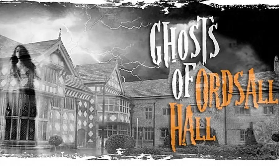 Photograph of 'Ghosts of Ordsall Hall' promotional leaflet