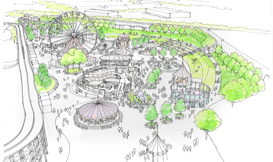 Heritage Lottery Fund awards Dreamland £3m Artist's impression of the Dreamland Parkscape