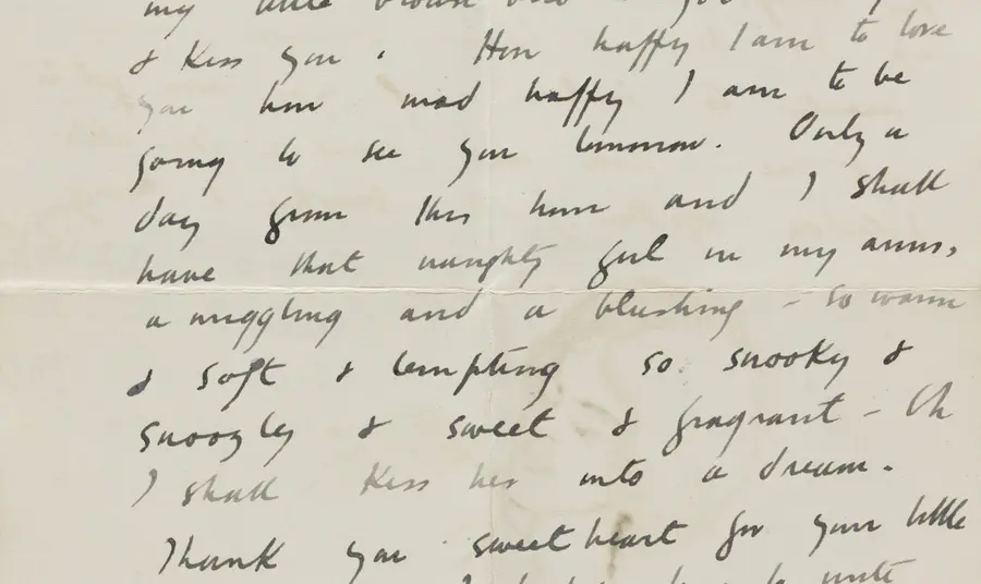 A tender love letter from Paul Nash to his wife Margaret A tender love letter from Paul Nash to his wife Margaret
