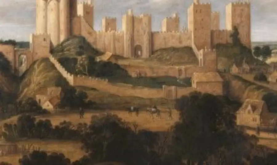 A painting of Pontefract Castle in its heyday by Alexander Keirinx dating to 1640 A painting of Pontefract Castle in its heyday by Alexander Keirinx dating to 1640