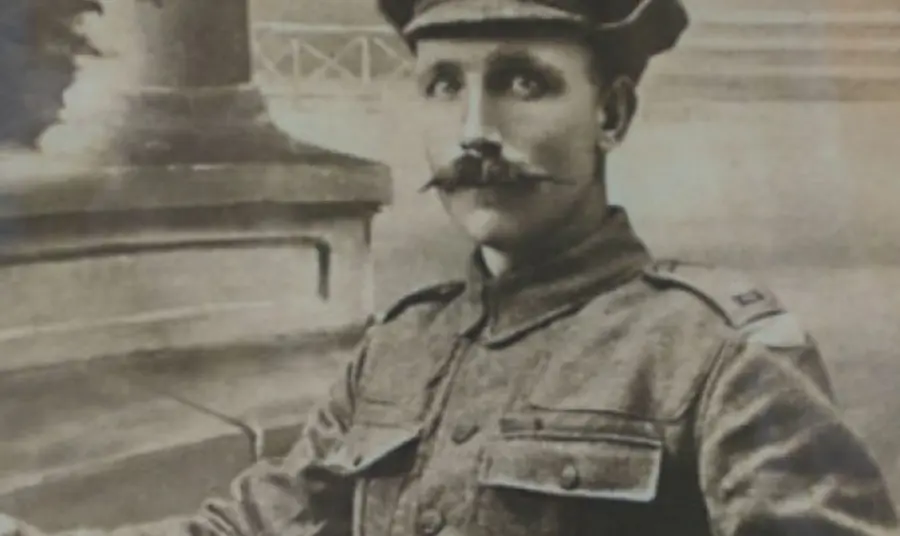 Robert Quigg VC in army uniform Robert Quigg VC in army uniform