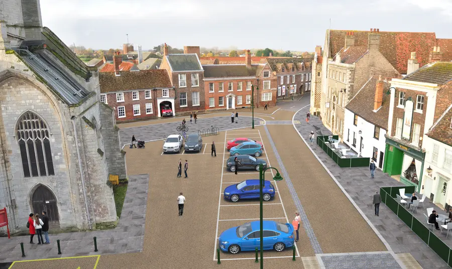 Proposed improvements to Market Place, King's Lynn