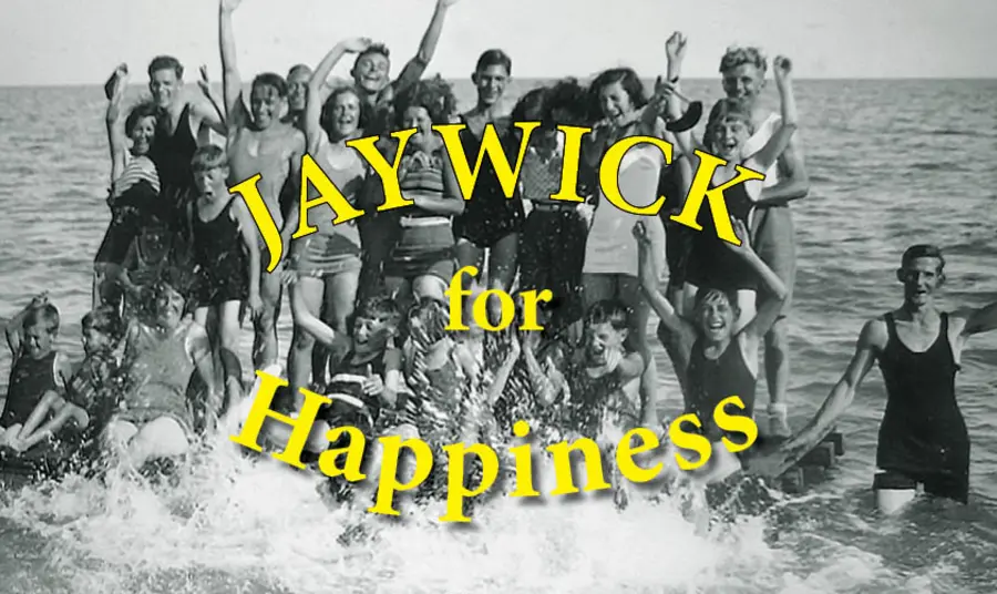 Jaywick for Happiness Scene of people enjoying themselves waterskiing