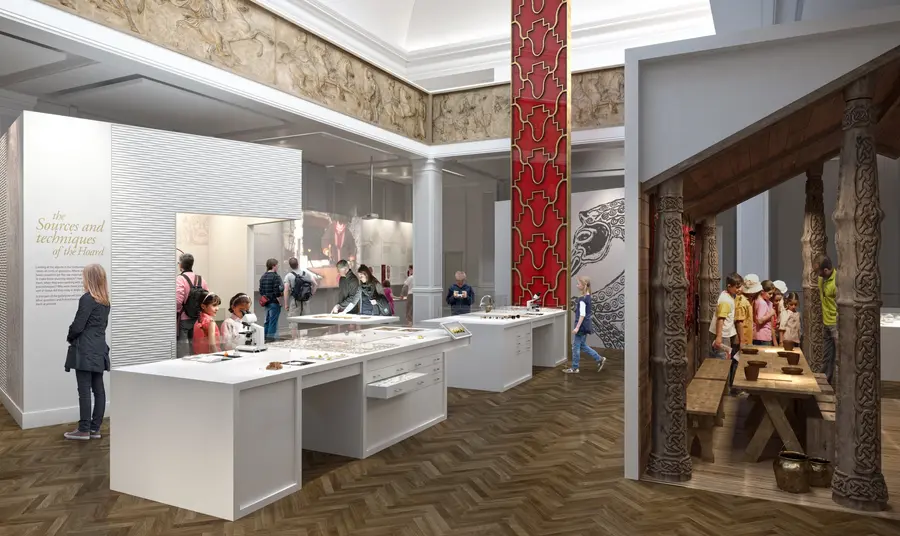 Artist's impression of the permanent home for the Staffordshire Hoard