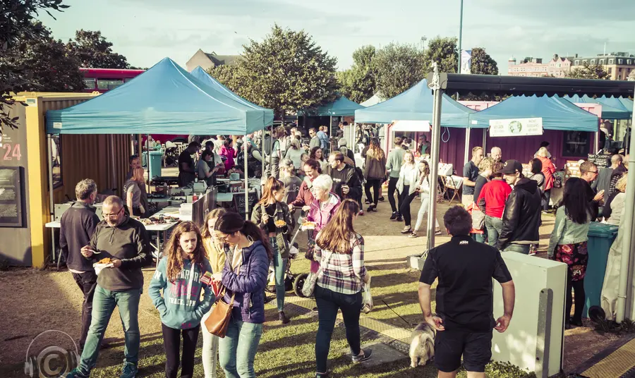 The Sundown Market in Bangor, part of the Open House Festival which runs throughout August