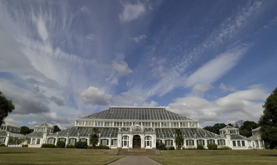 The Temperate House at the Royal Botanic Gardens in Kew