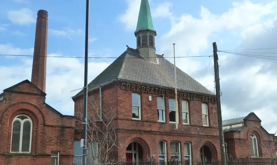Templemore Public Baths front view of buildings