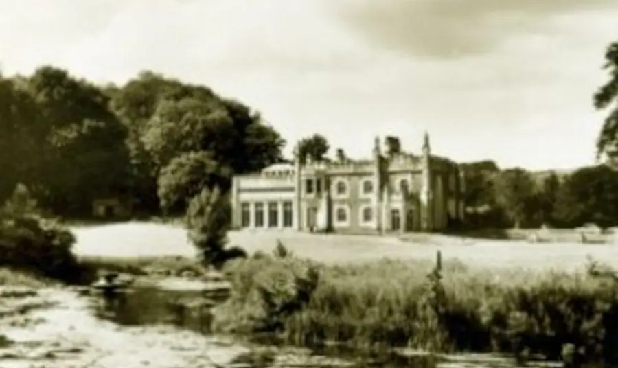 Archive image of the Gothic revival Manor House at Kearsney Abbey 