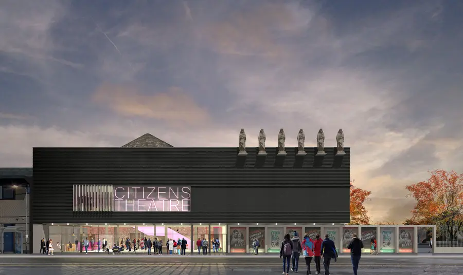 Artist's impression of the West Elevation of the Citizens Theatre