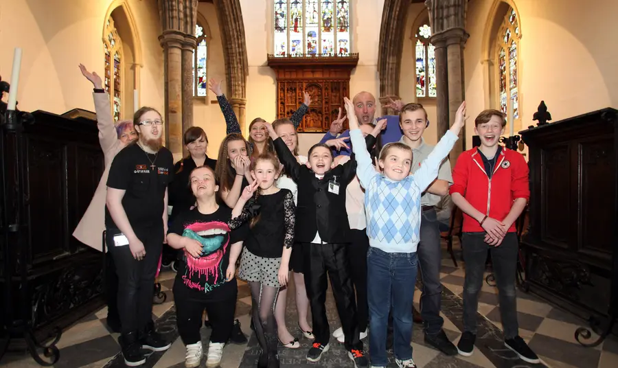 The Heritage Hunters inside Auckland Castle