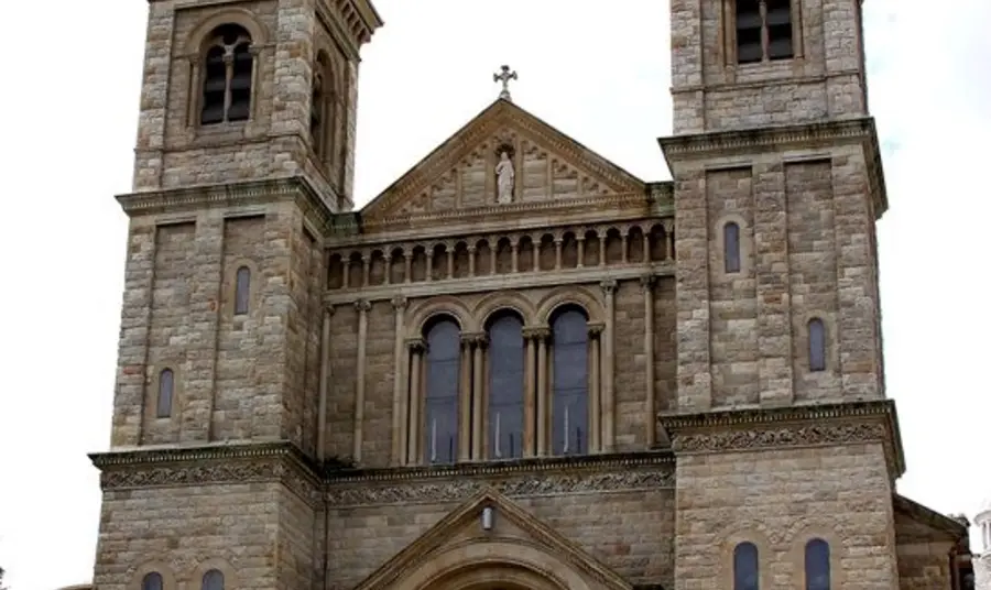 External view of the Holy Cross Church, Ardoyne