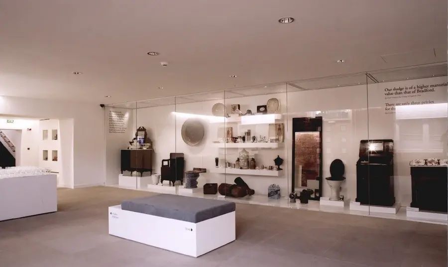 A display in the new exhibition space