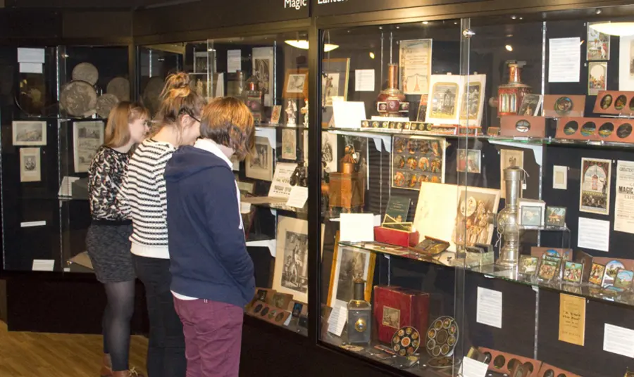 Visitors in the Bill Douglas Centre