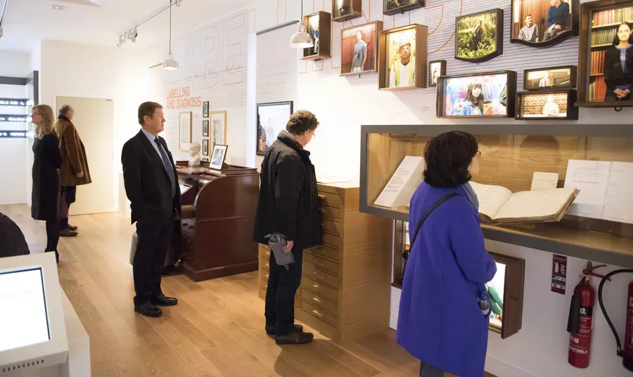 Visitors exploring Bethlem Museum