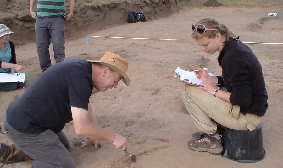 Community archaeologists at work