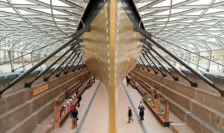 Underneath the Cutty Sark