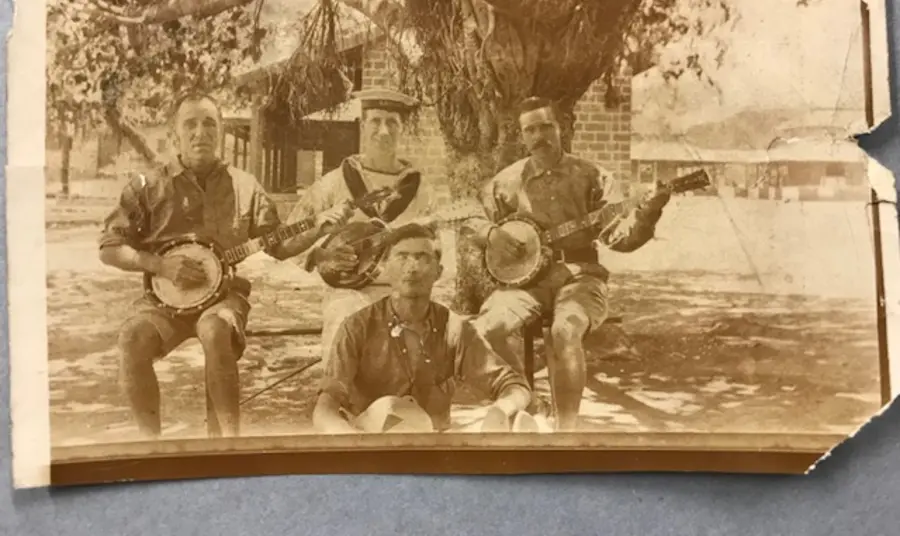Diary of a Dude: Bringing Jack Pulman's First World War Diary to Life Sepia photograph of sailors