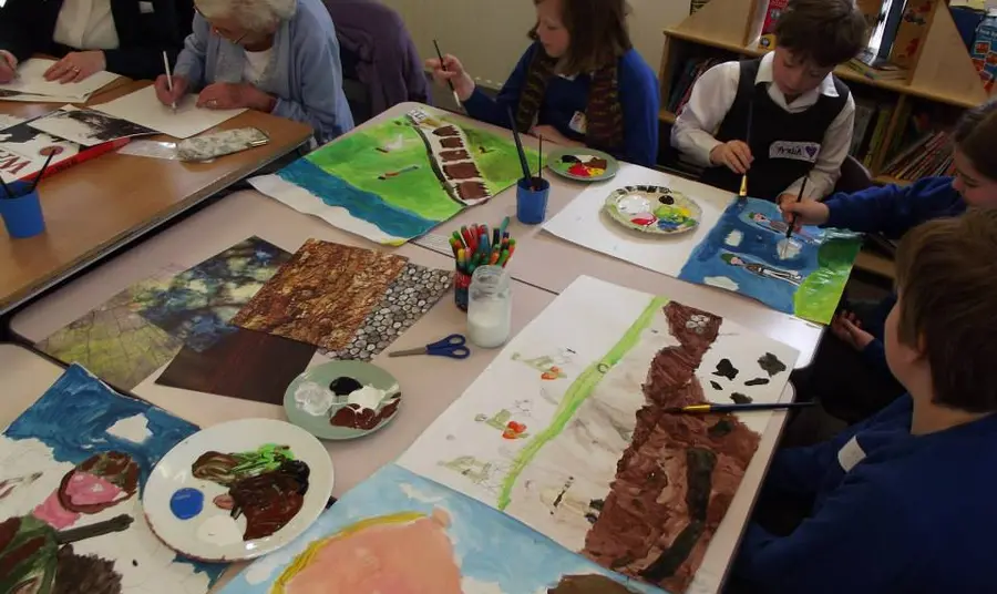 Intergenerational workshop at Rockcliffe First School