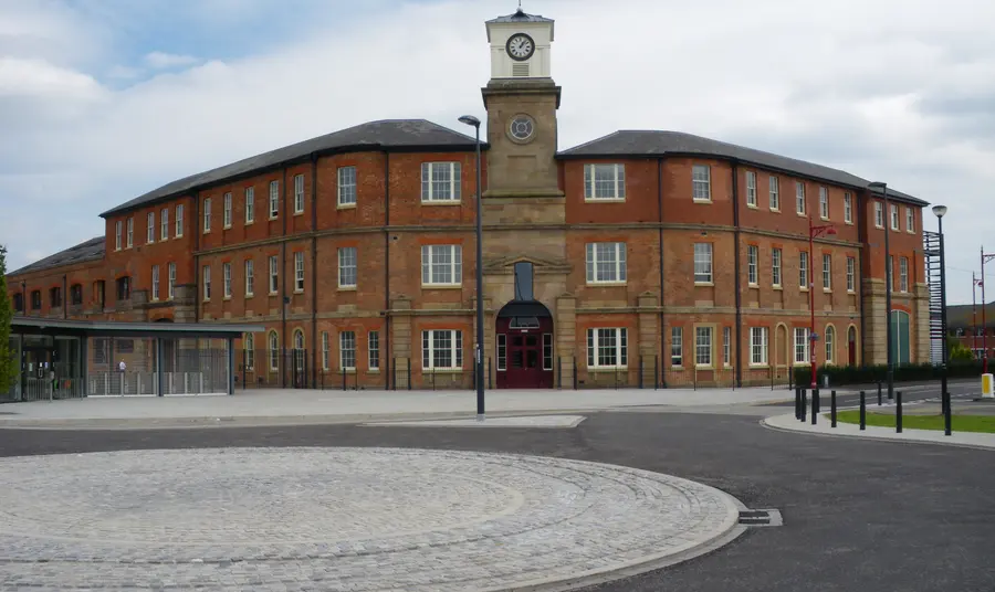Outside view of the Roundhouse in Derby