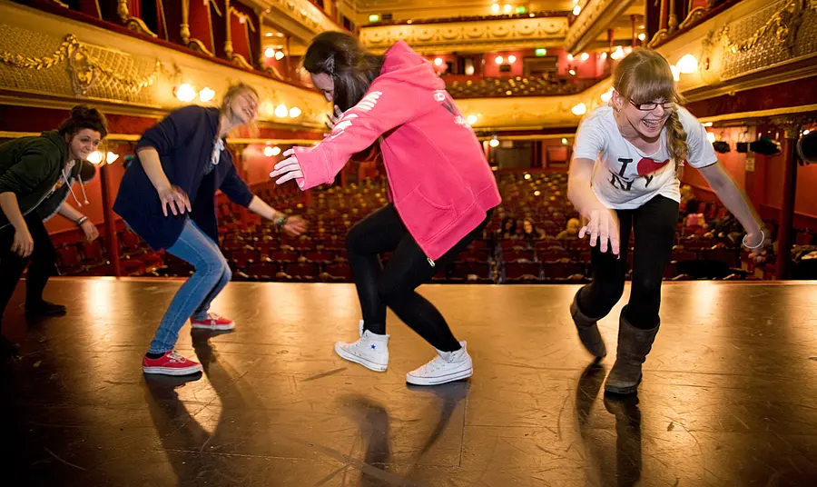 Children performing at City Varieties Music Hall