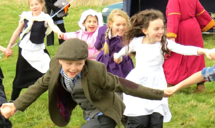 Rose of the Shires project Children exploring their local natural heritage