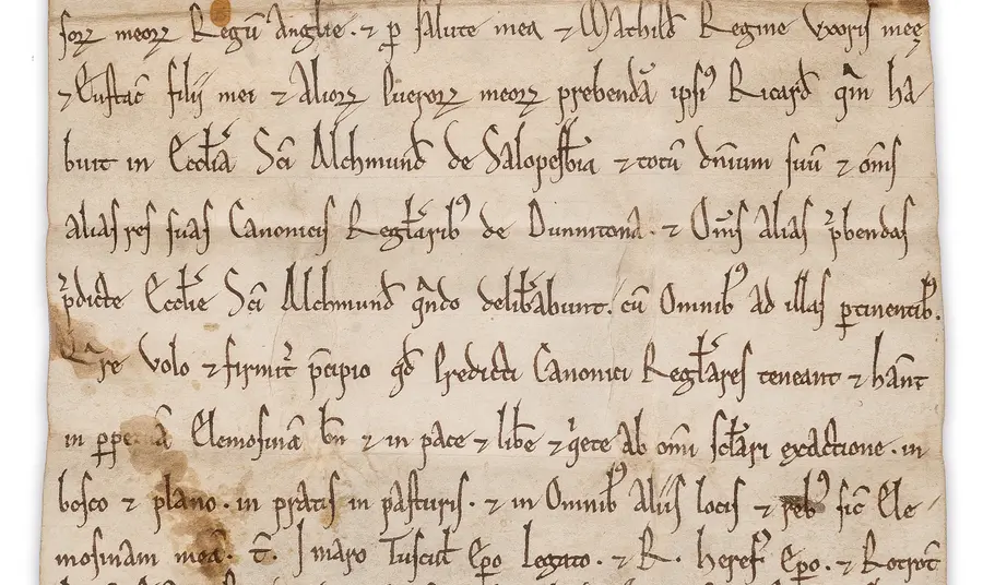 An item from the Lilleshall manuscript collection
