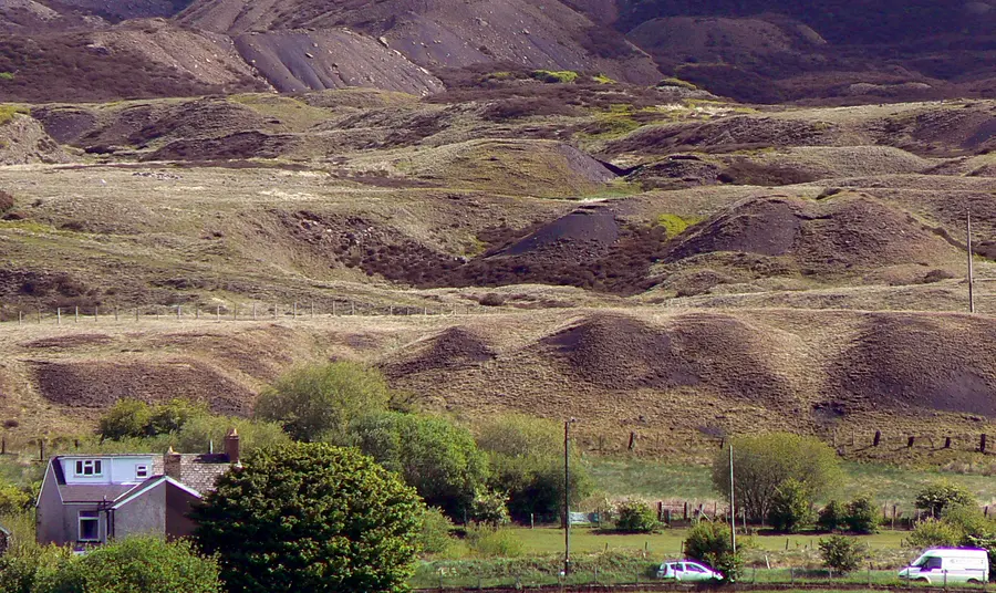 Hills landscape in Blaenavon