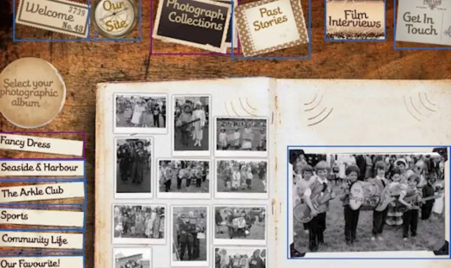 A Memories of Carnlough memoryboard