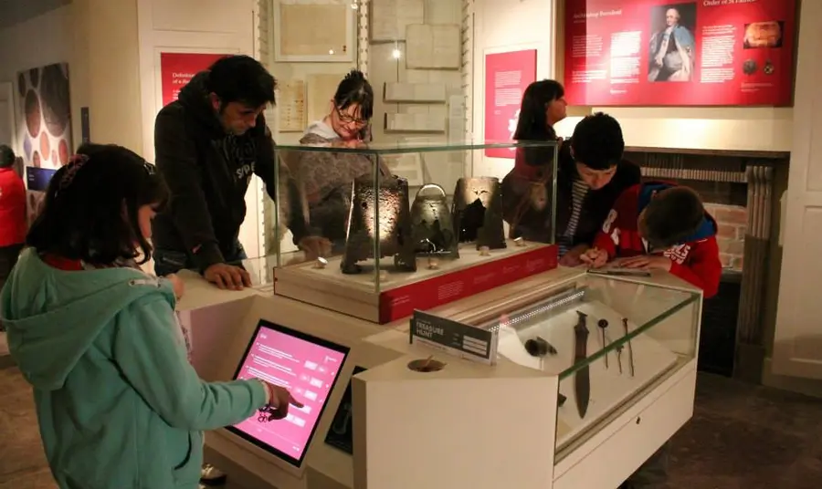 Visitors interact with collections at No 5 Vicar's Hill