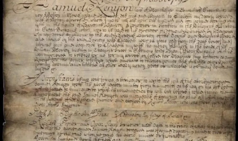 Example of document preserved within the collection. 