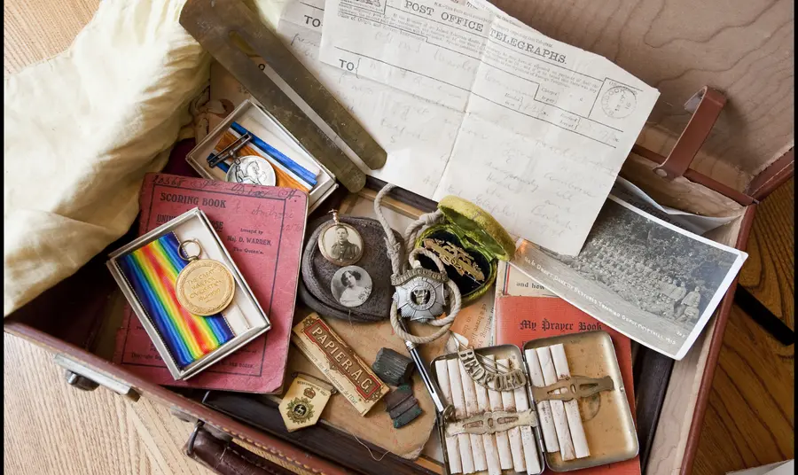 Herts at War 1914-1918 First World War archive material including medals and photographs
