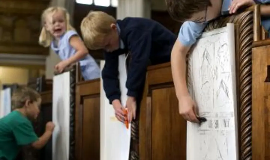 Brass rubbings Sandford church Brass rubbings Sandford church