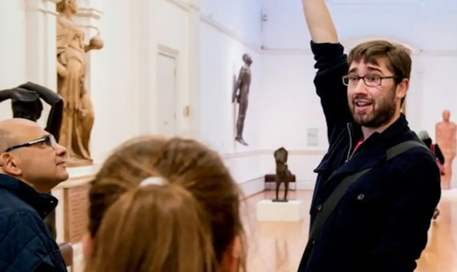 People visiting Leeds Art Gallery and the Thackray Medical Museum