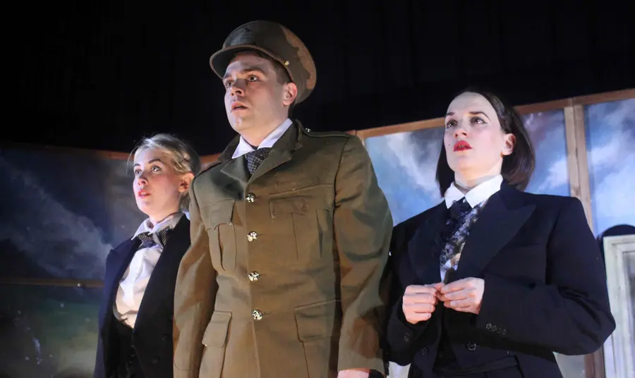 Actors performing 'Call Up'