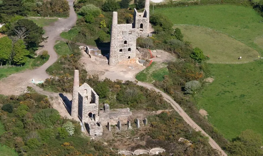 Wheal Peevor Project Engine houses, Wheal Peevor tin mine, Redruth
