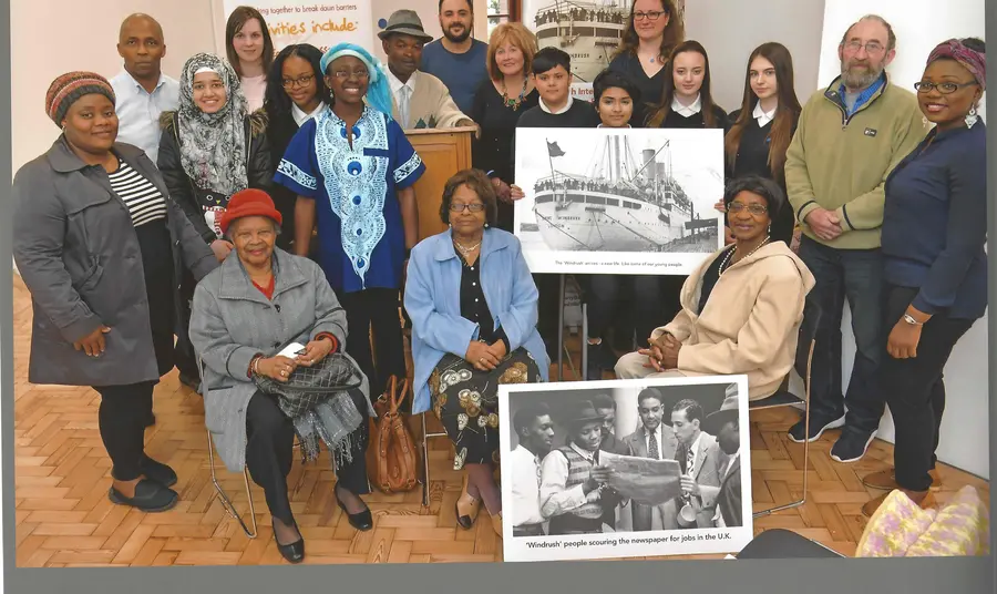 Participants in the Windrush Intergenerational Project
