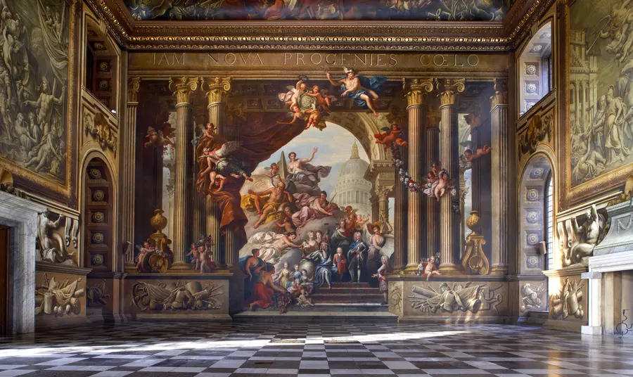 The Painted Hall at Old Royal Naval College, Greenwich