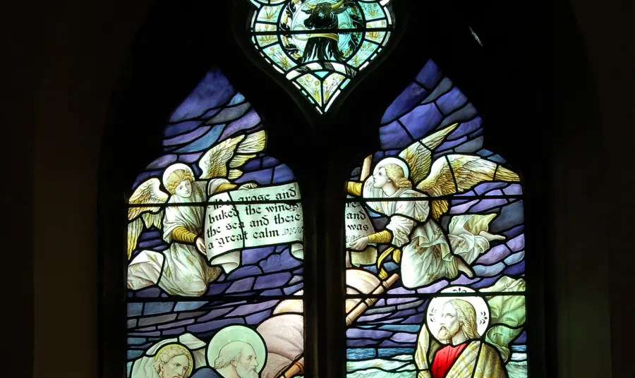 The newly repaired window