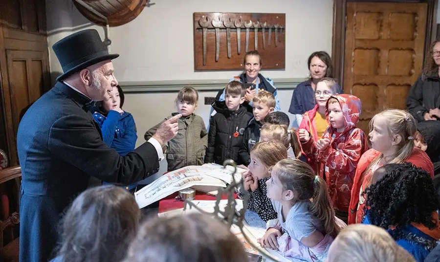 Primary school children visited Papplewick Pumping Station to learn more about Sherwood Forest's industrial past. Photo: Inspire for Miner2Major.