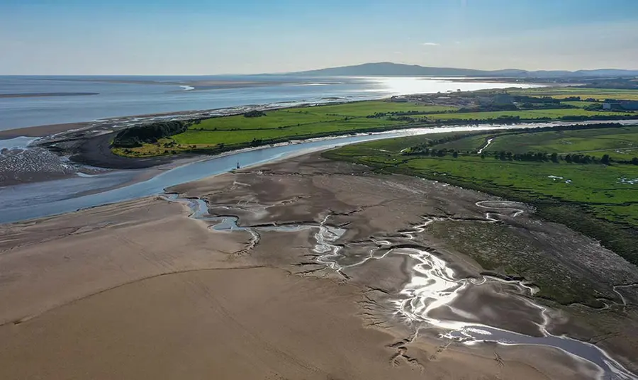 Overlooking the seascape of the Solway Firth.