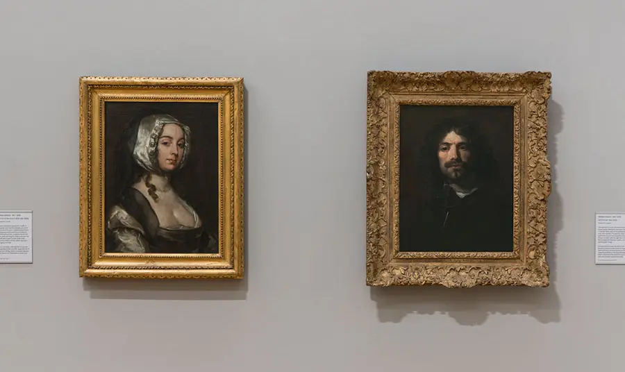 Both the portrait of William Dobson and his wife Judith on display at Tate.