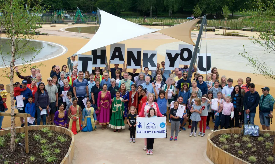 Park users say thanks to National Lottery players