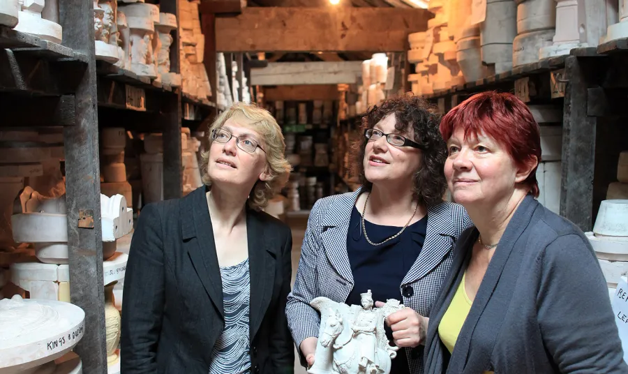 Carole Souter, Chief Executive HLF and Ros Kerslake, Chief Executive for the Princes Regeneration Trust